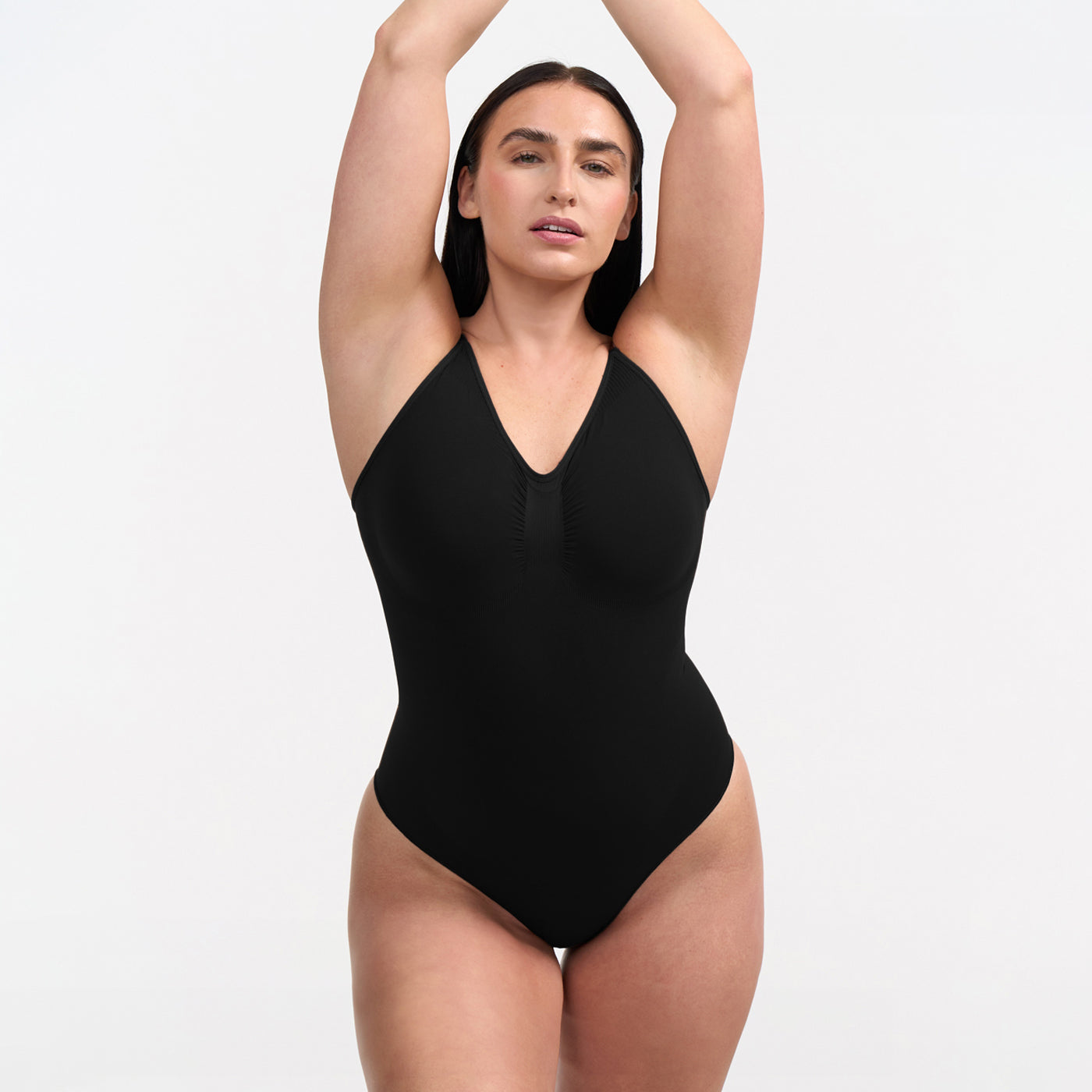 Figuurcorrigerende body met slip