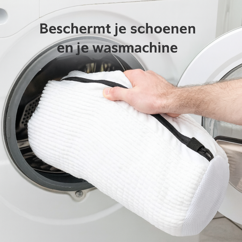Schoenenwasser – De slimme waszak die je schoenen én wasmachine beschermt