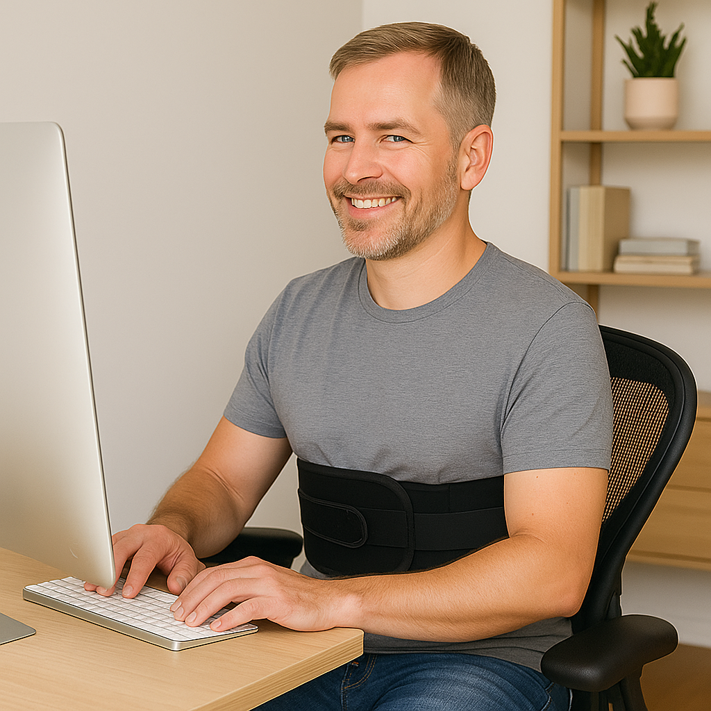 CoreBelt Max- Weer lekker wandelen, bukken en tillen met vertrouwen