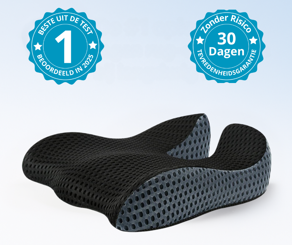 CloudSeat – Hele dag comfort & pijnvrij zitten (Ergonomisch zitkussen)