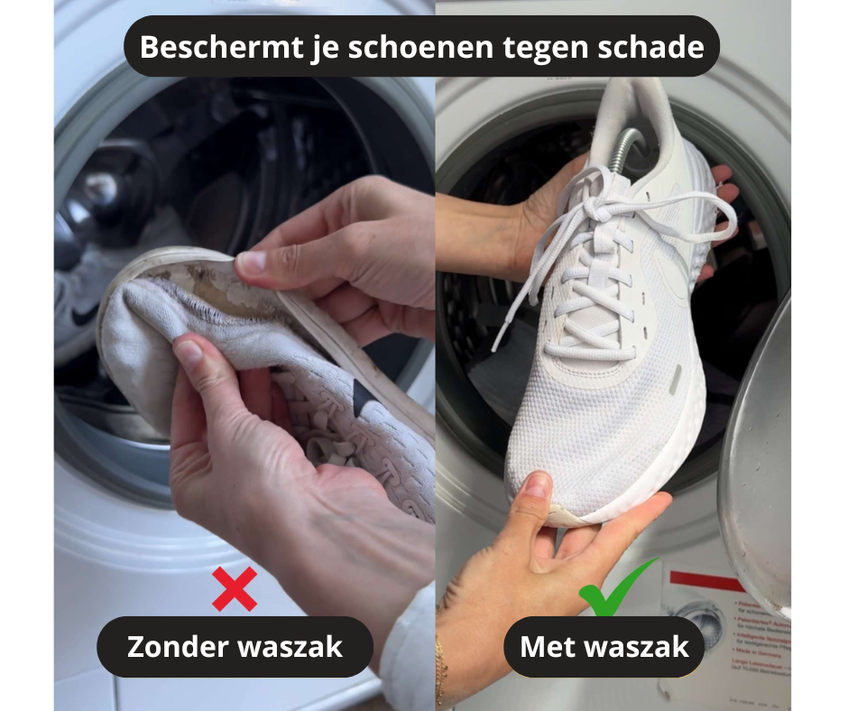 Schoenenwasser – De slimme waszak die je schoenen én wasmachine beschermt