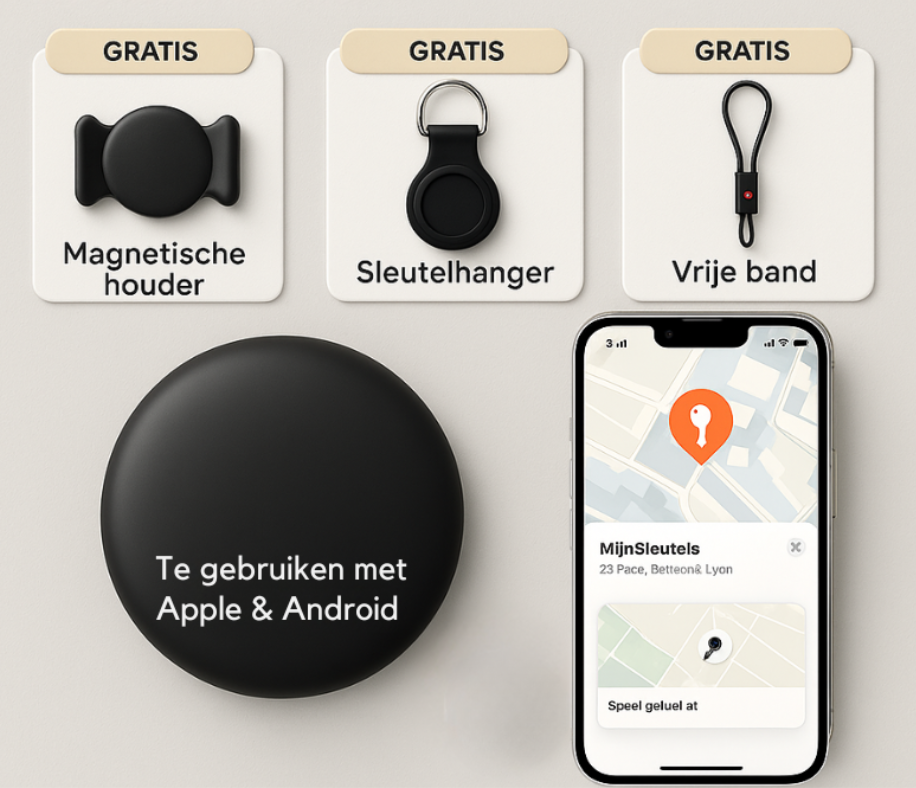 TrackTag GPS – Stop met stressen, start met vinden.