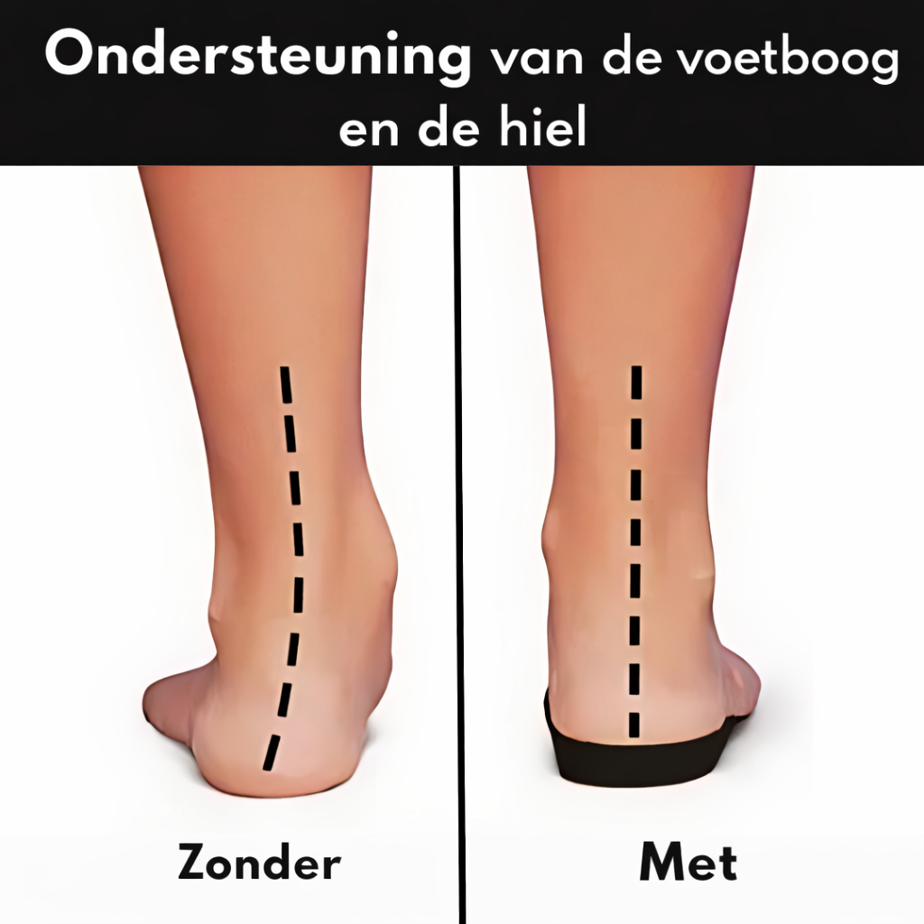 Selora | Dames Orthopedische Instapschoen met Luchtkussen Zool en Wigvormige Platform