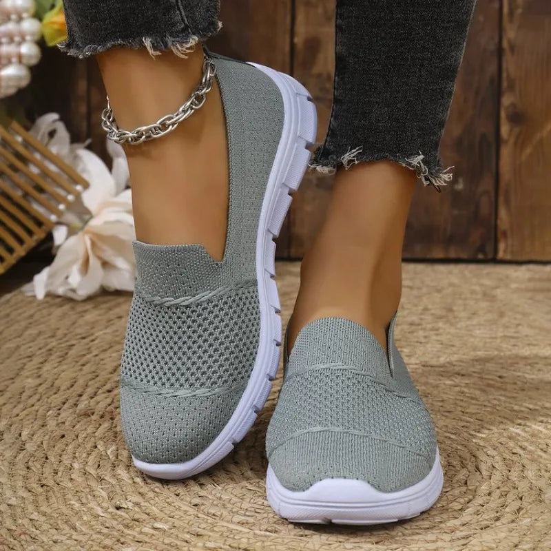 Norella | Dames Orthopedische Instapschoen met Gebreid Bovenwerk en Lichtgewicht Zool