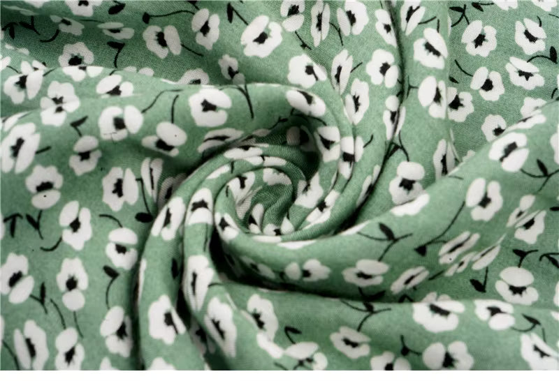 Sienna | Dames Midi Jurk met Bloemenprint, Knoopsluiting en Strikceintuur