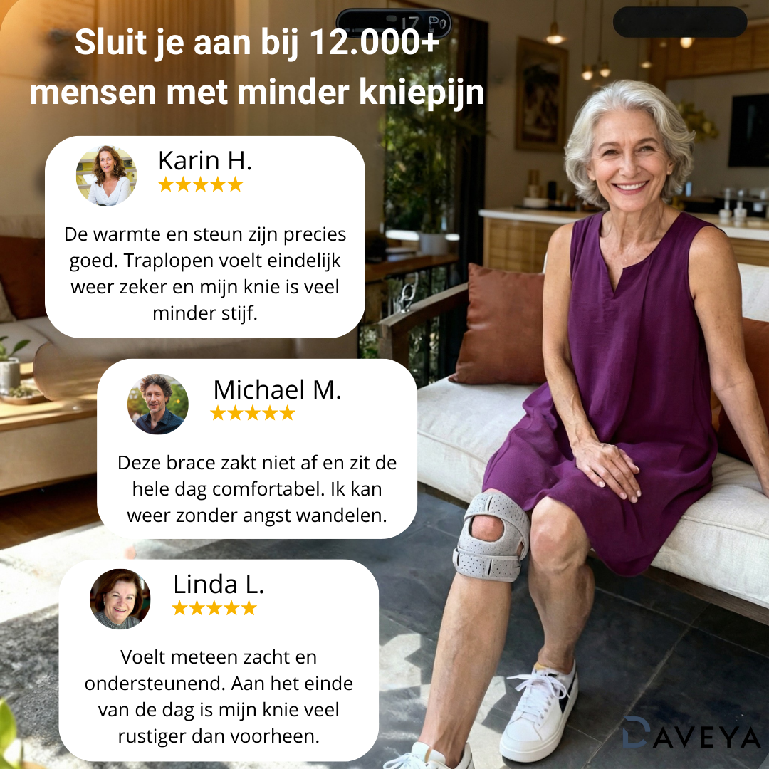 OrthoKnee Pro – De brace die je knie ontspant, stabiliseert en direct verlichting geeft