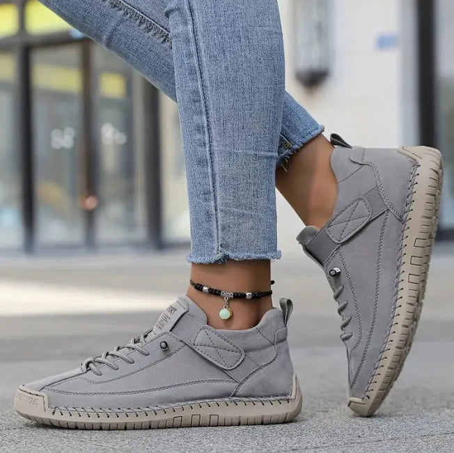 Mia | Dames Orthopedische Sneaker met Leren Look en Ergonomische Zool