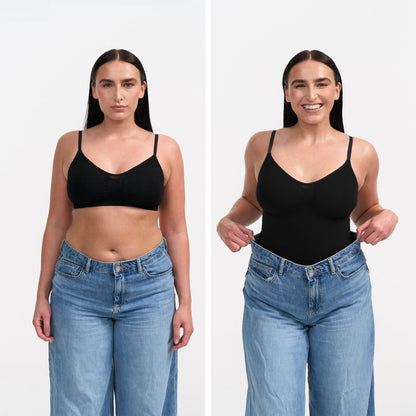 Figuurcorrigerende body met slip