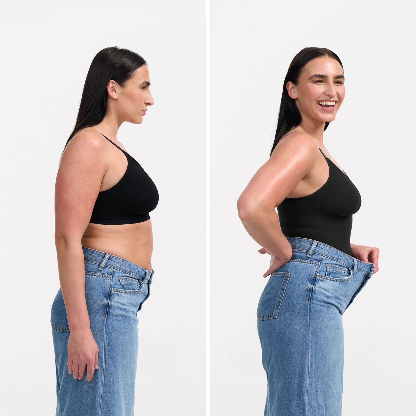 Figuurcorrigerende body met slip