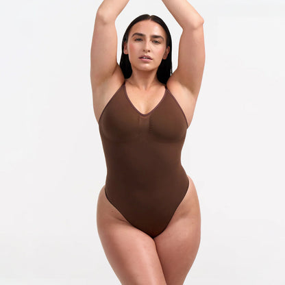 Figuurcorrigerende body met slip
