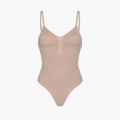 Figuurcorrigerende body met slip