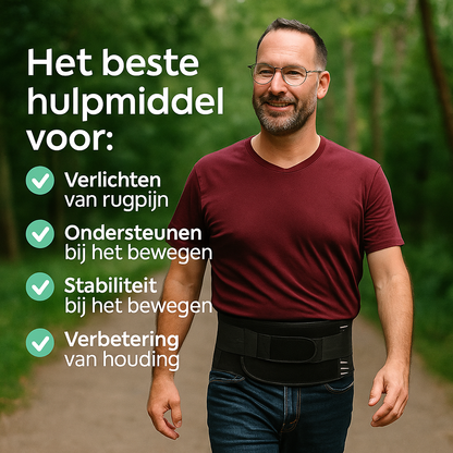 CoreBelt Max- Weer lekker wandelen, bukken en tillen met vertrouwen