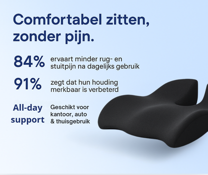 CloudSeat – Hele dag comfort & pijnvrij zitten (Ergonomisch zitkussen)